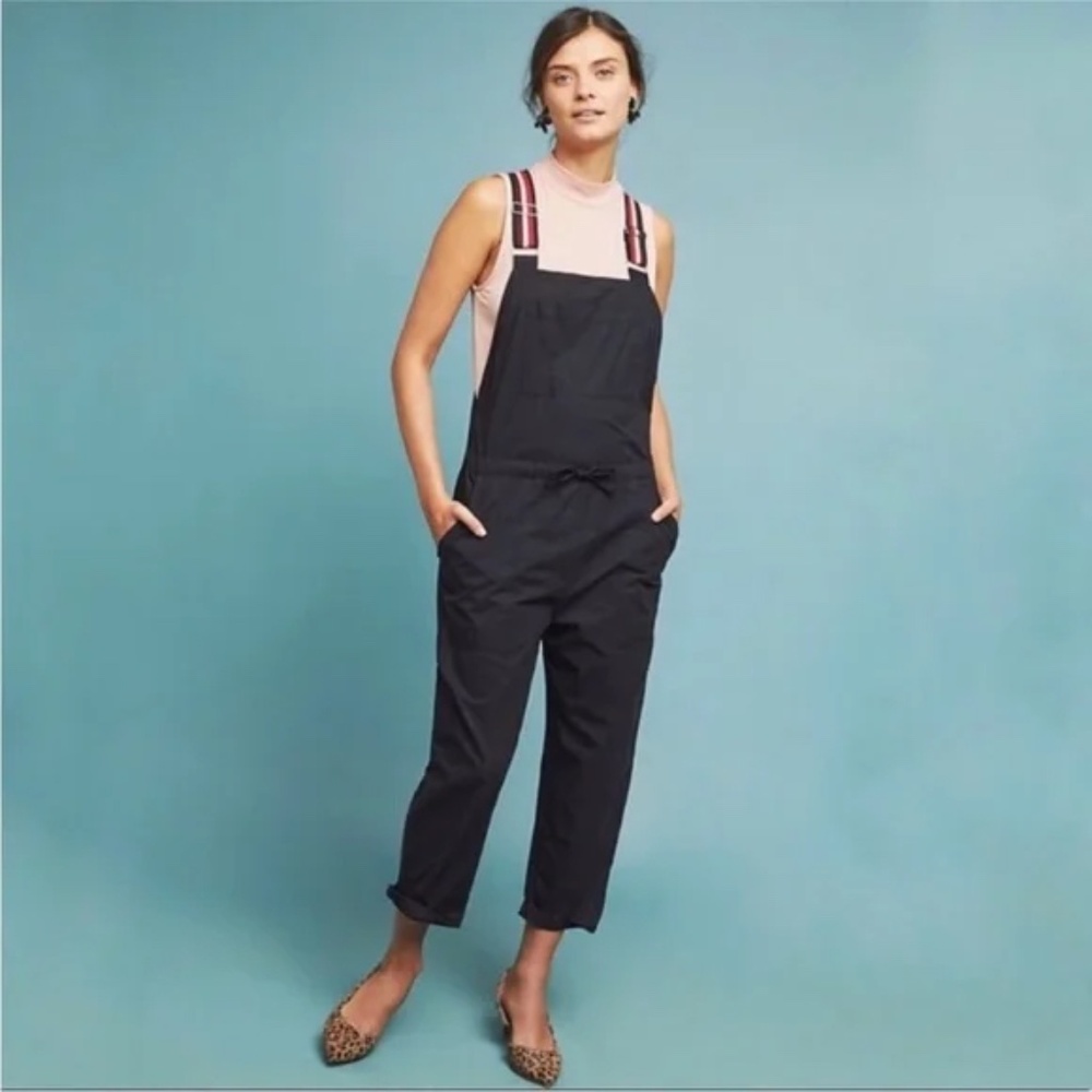 Velvet by Graham & Spencer Zaniyah drawstring overalls / jumpsuit size L